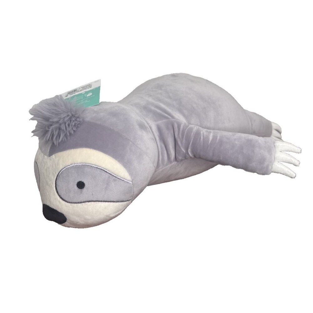 Pillowfort Weighted Plush Sloth Pillow Gray Kids Stuffed Animal Sensory Toy Gift